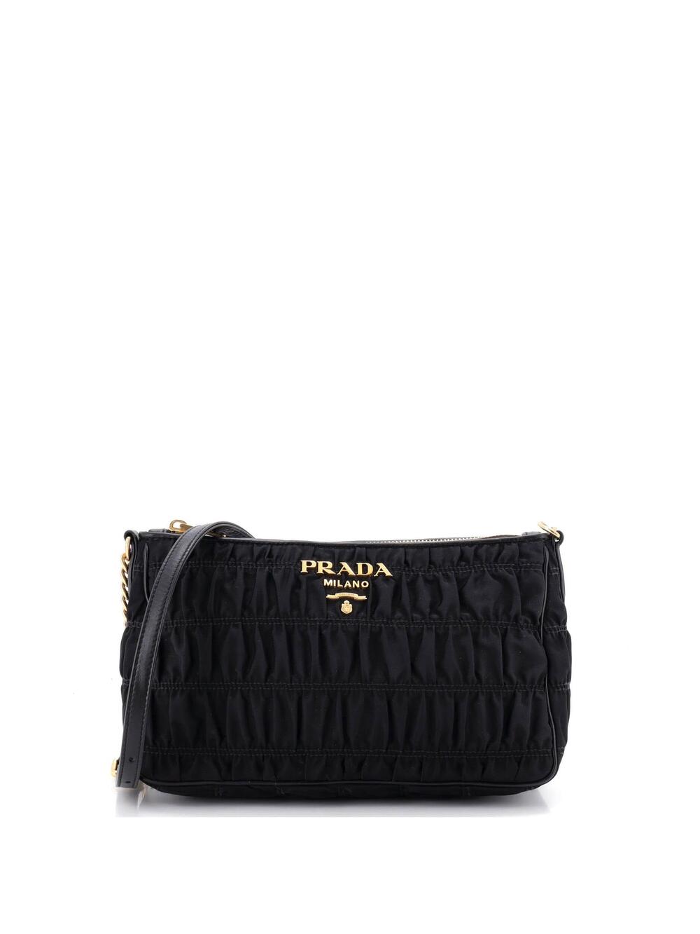 Prada Gaufre Zip Crossbody Quilted #370832P11B